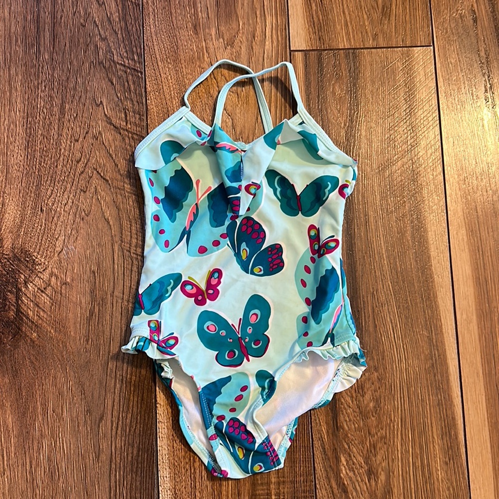 Janie and Jack Butterfly Bathing Suit Size 3